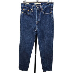 Levi's Womens Wedgie Skinny Jeans Blue  Sized 26 Button Fly